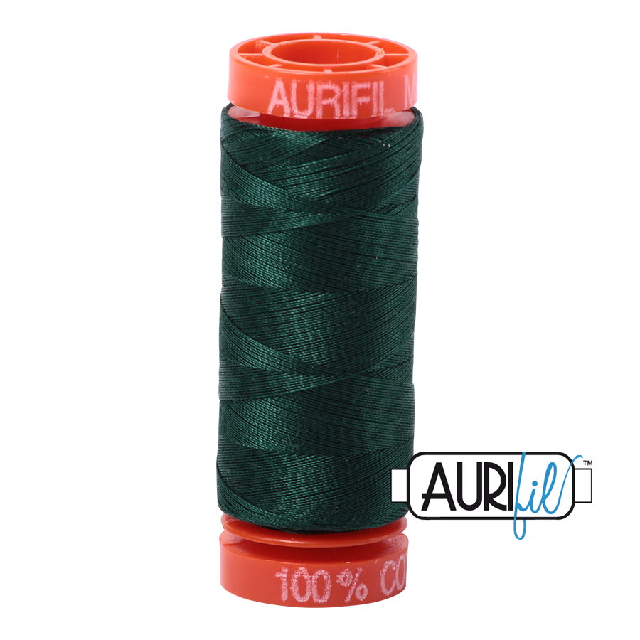 Aurifil 50wt - Forest Green | Small Spool