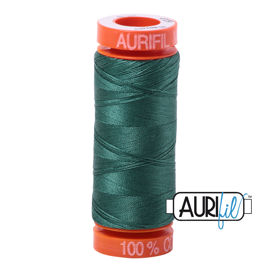 Aurifil 50wt - Turf Green | Small Spool