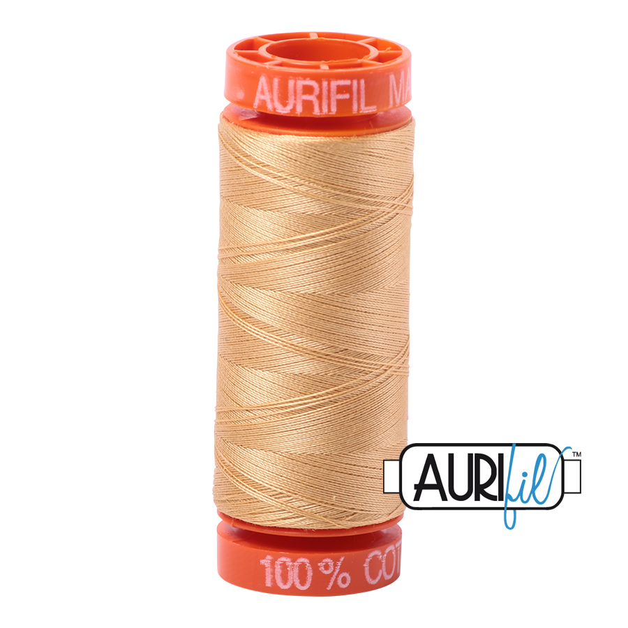 Aurifil 50wt - Ocher Yellow | Small Spool
