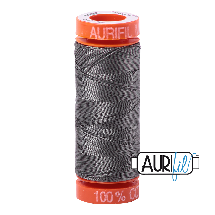 Aurifil 50wt - Grey Smoke | Small Spool