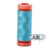 Aurifil 50wt - Bright Turquoise | Small Spool