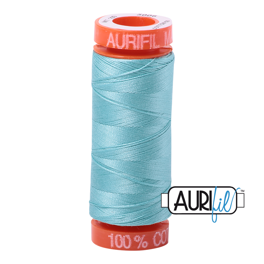 Aurifil 50wt - Light Turquoise | Small Spool