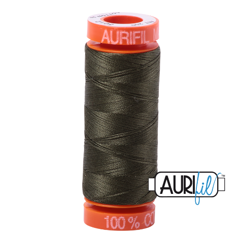 Aurifil 50wt - Dark Green | Small Spool