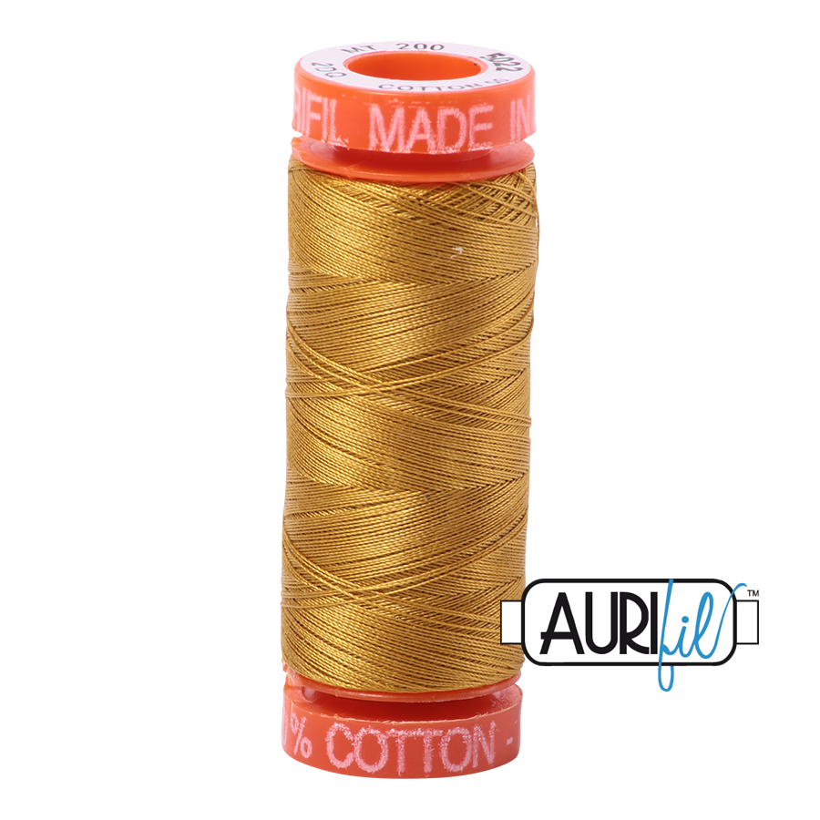 Aurifil 50wt - Mustard | Small Spool