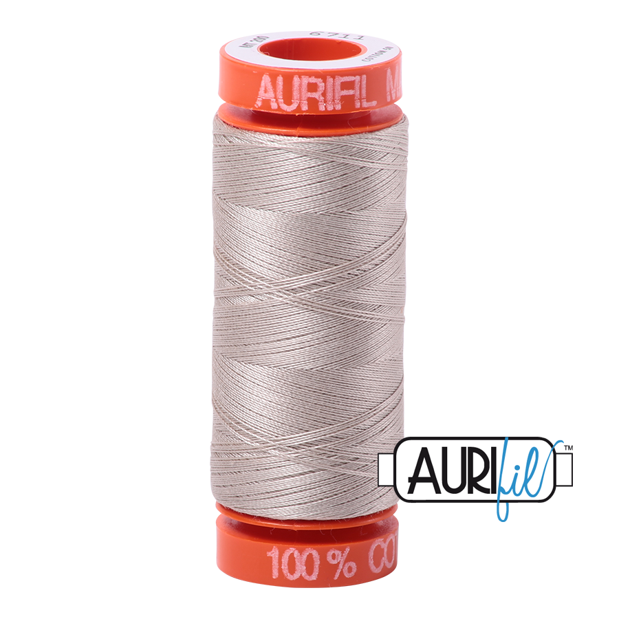 Aurifil 50wt - Pewter | Small Spool