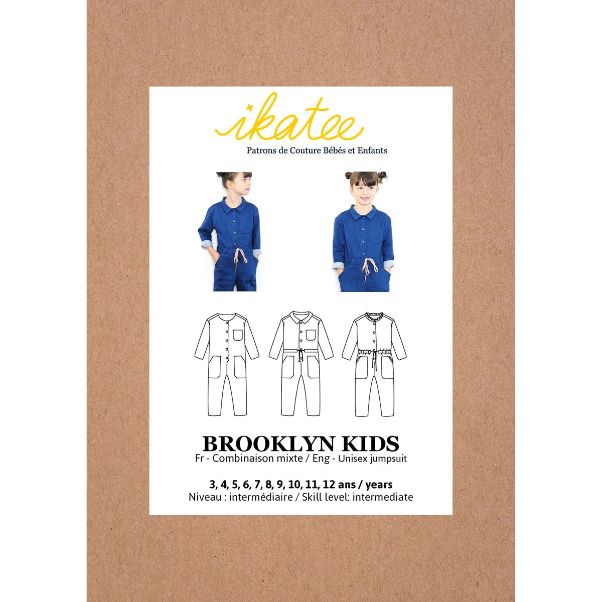 Brooklyn Jumpsuit Pattern | 3-12 Years