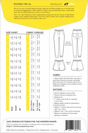 Plateau Joggers Pattern