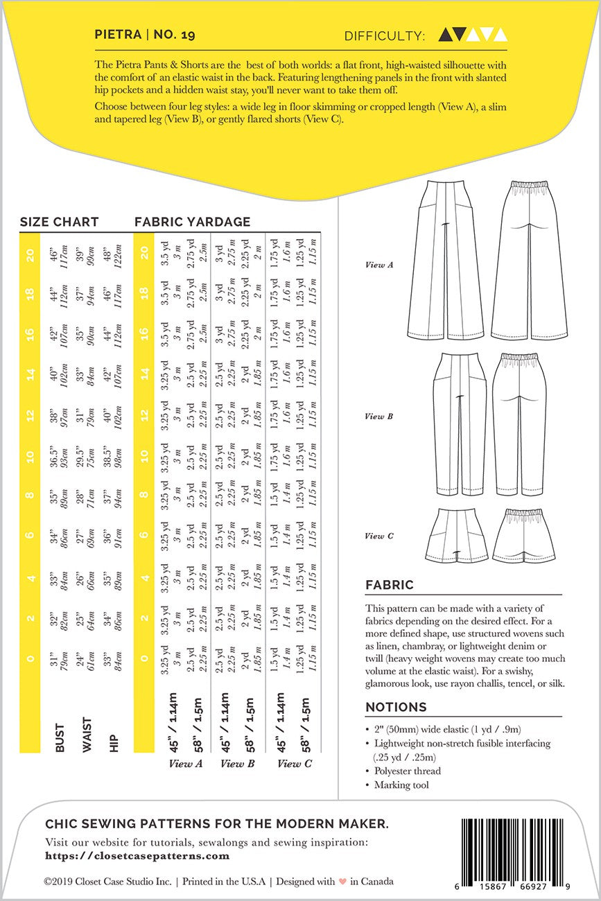 Pietra Pants & Shorts