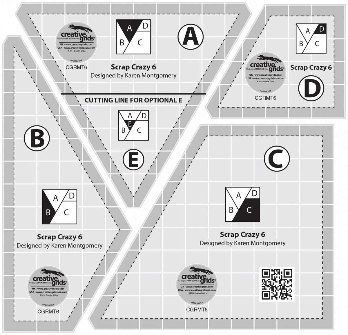 Creative Grid - Scrap Crazy 6 Templates