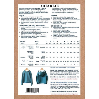 Charlie Hoodie Pattern | 3-12 Years