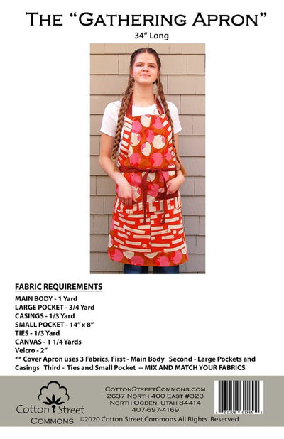 Cotton Street Commons Gathering Apron Pattern