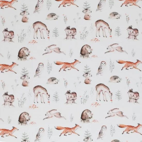Cotton Poplin - Woodland Animals