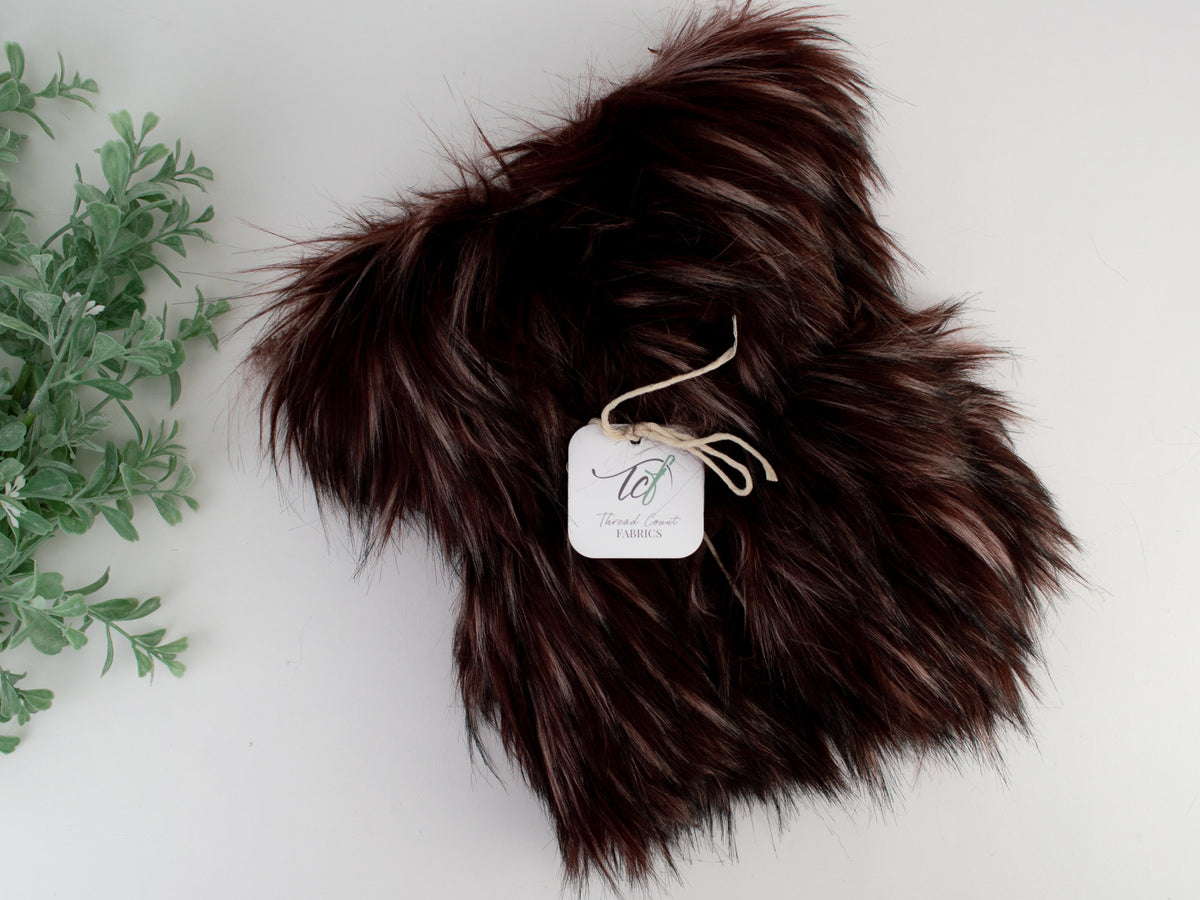 Siberian Husky Fur - Burgundy