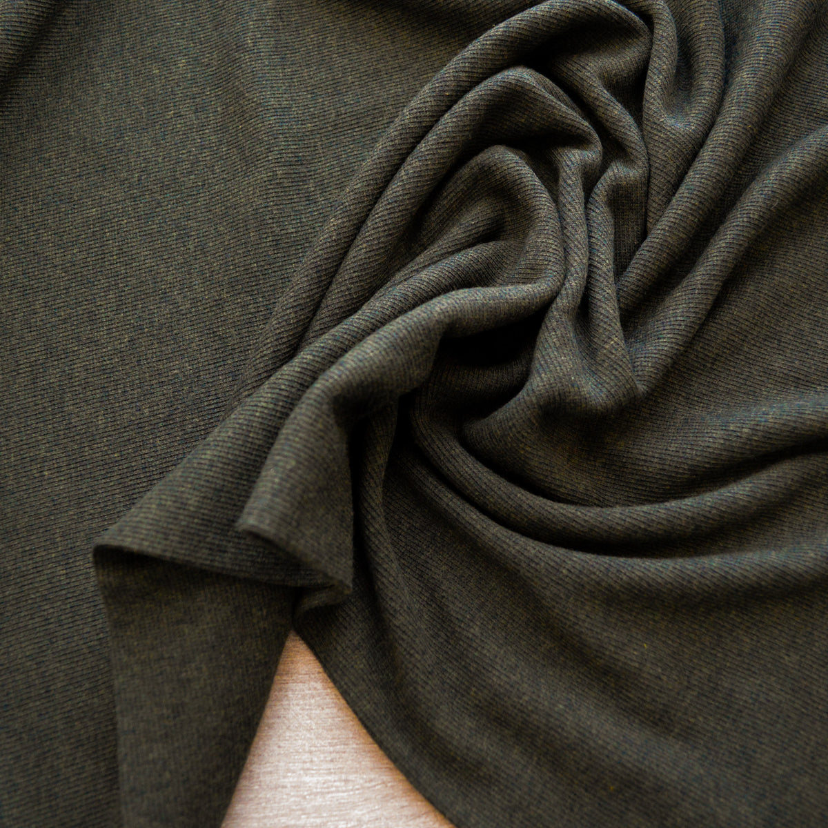 Cotton Bamboo 2x2 Rib Knit