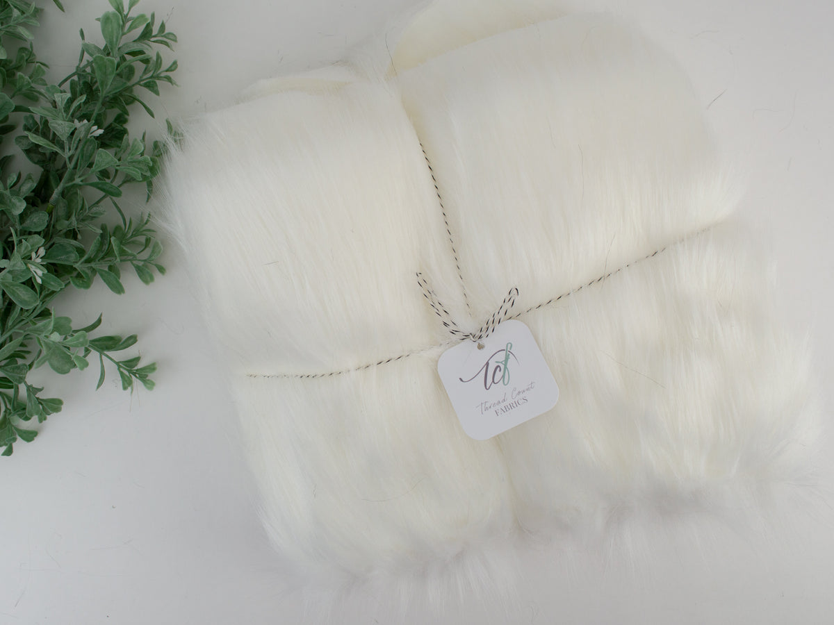 Solid Arctic Fox Fur - White