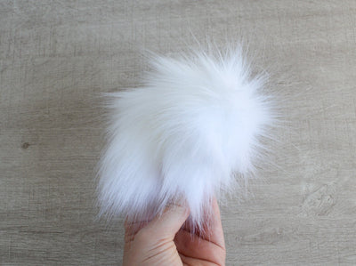 Solid Arctic Fox Fur - White