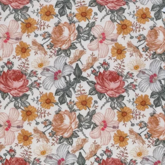 English Garden Ecru | Gauze