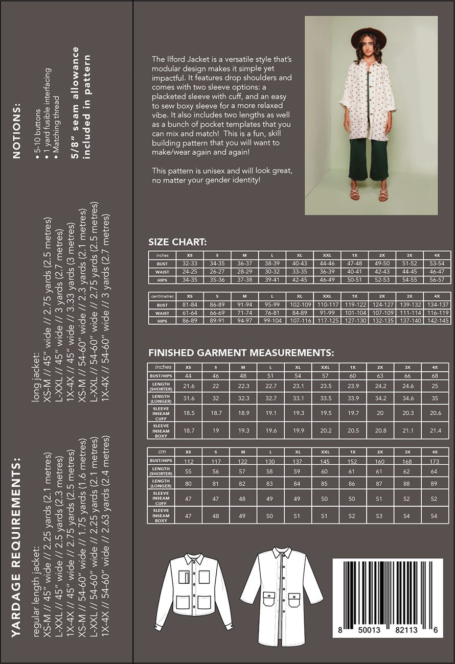 Ilford Jacket Pattern