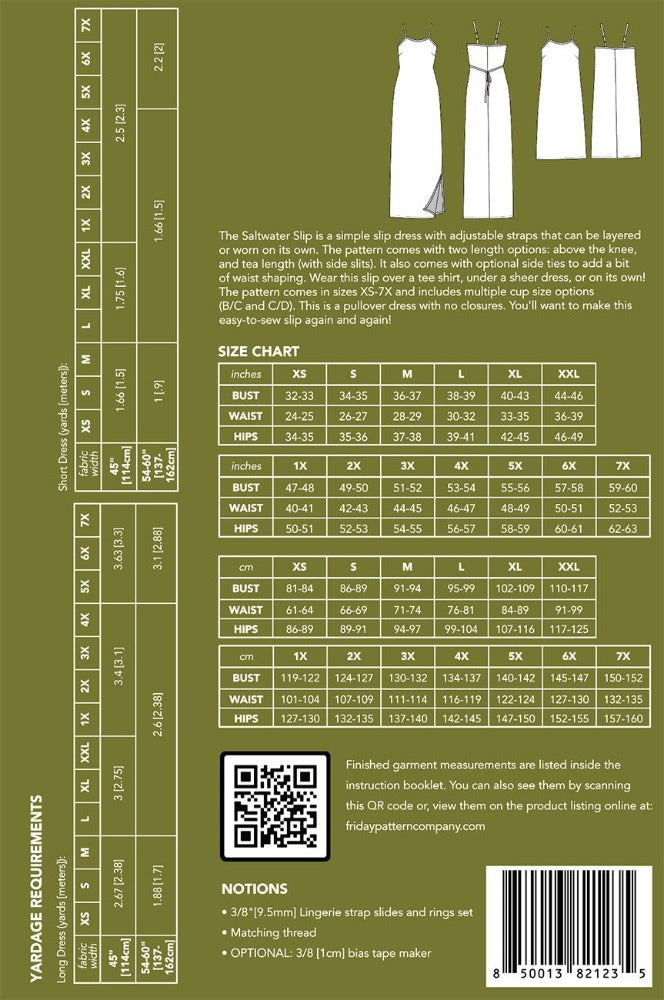 Saltwater Slip Pattern