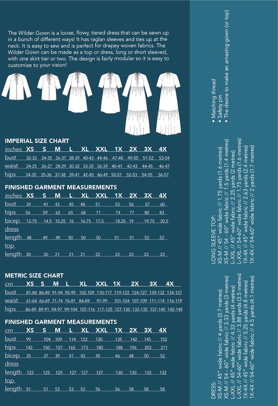 Wilder Gown Pattern