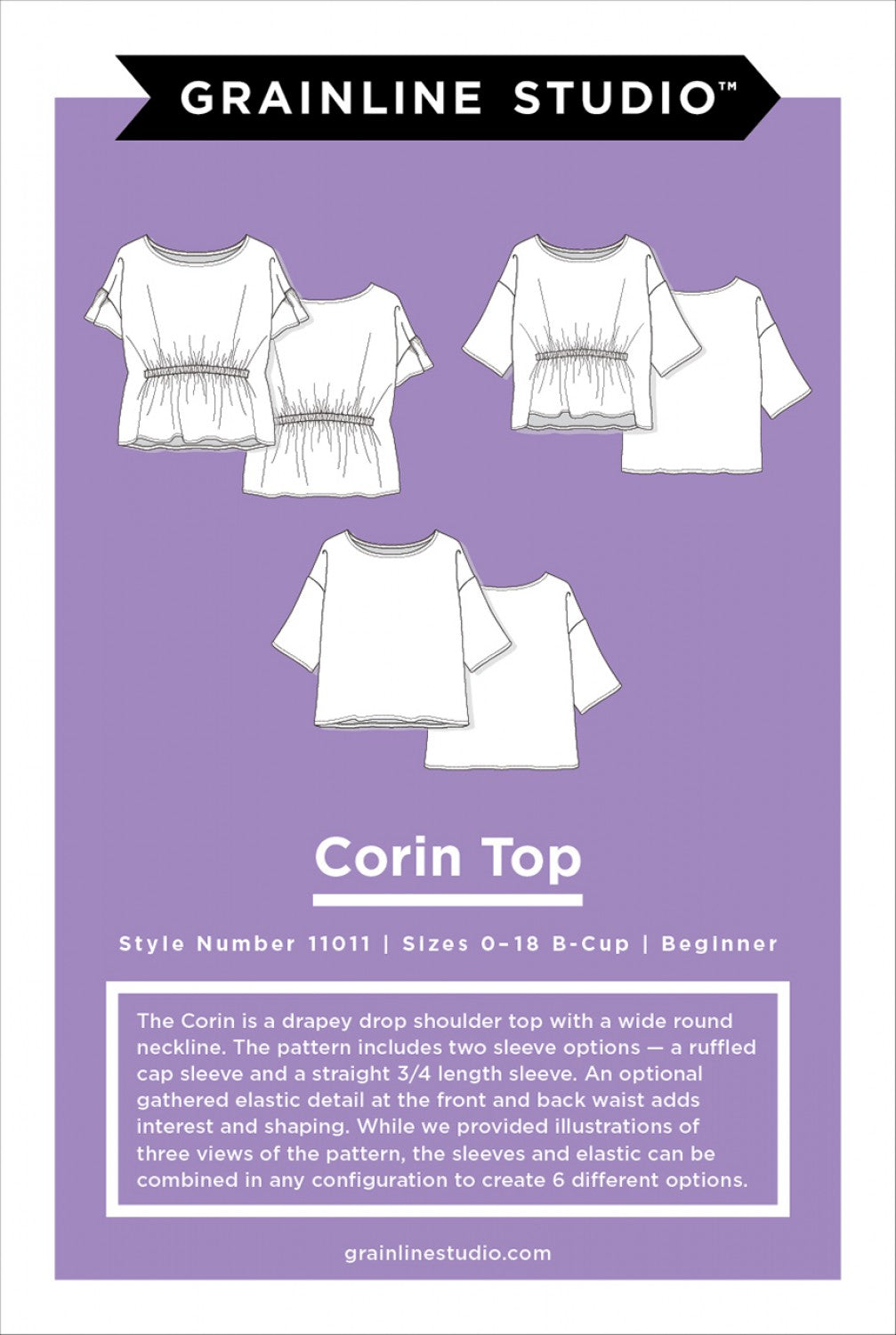Corin Top Pattern Sizes 0-18
