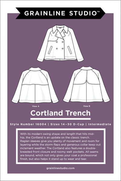 Cortland Trench Pattern - Size 14-30