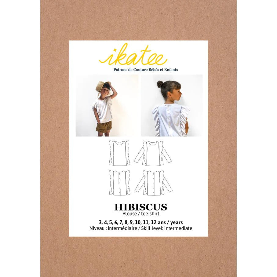 Hibiscus Blouse/T-Shirt Pattern | 3-12 Years