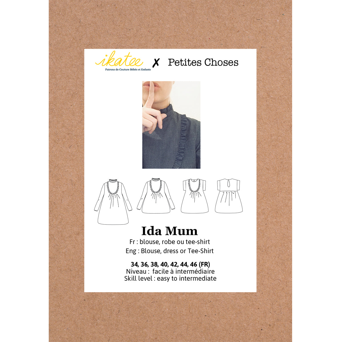 Ida Blouse and Dress Pattern