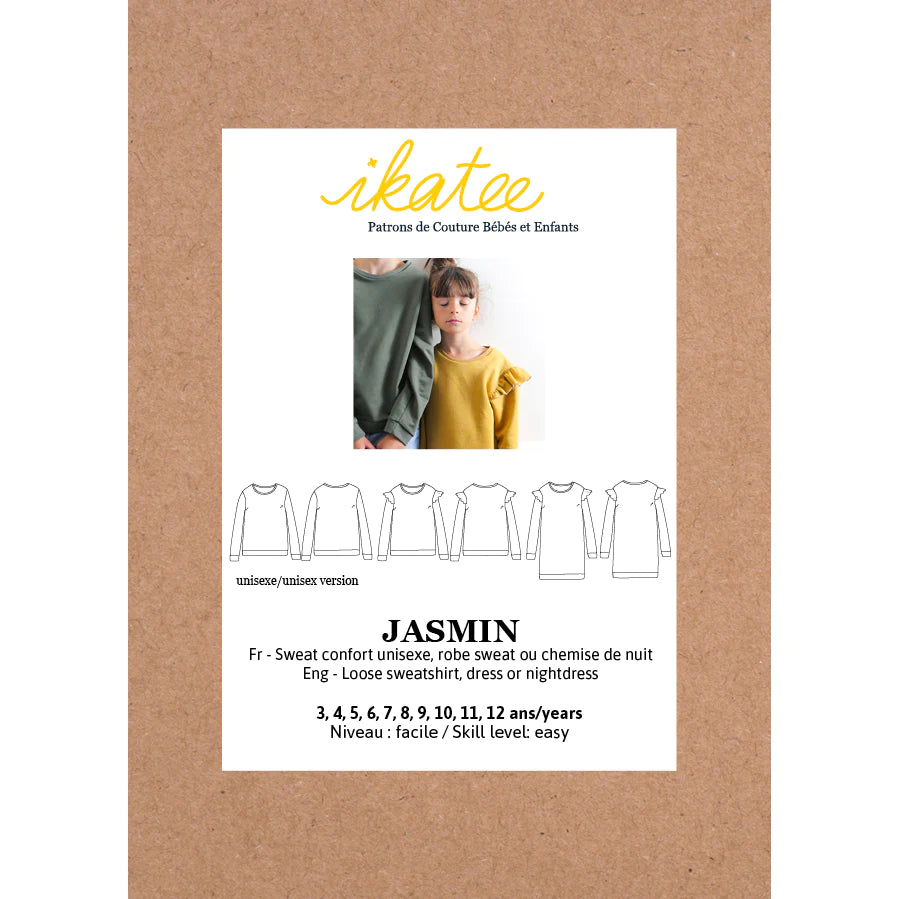 Jasmin Sweatshirt and Dress Pattern | 3-12 Years