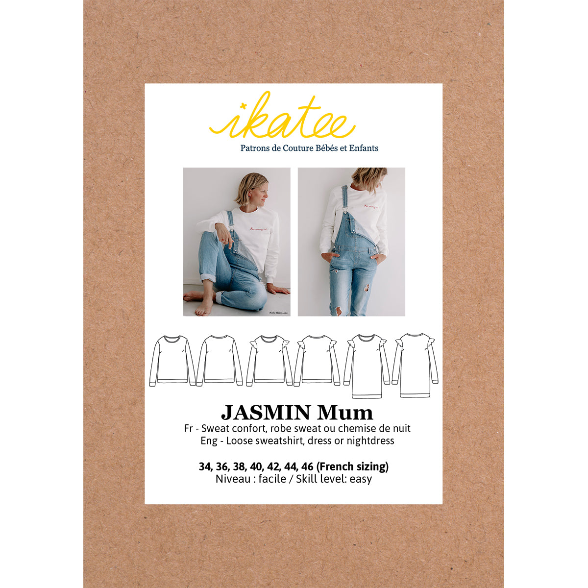Jasmin Sweatshirt and Dress Pattern