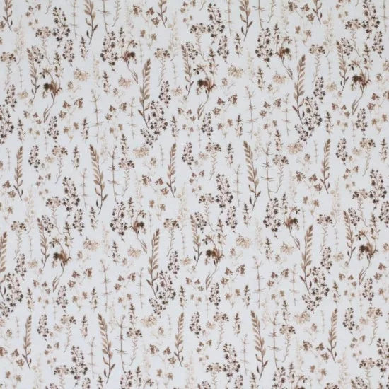 Cotton Poplin - Dried Flowers Light Brown