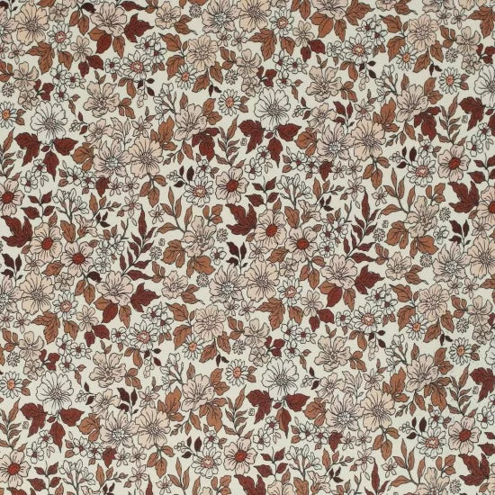 Vintage Floral Cacao | Knit