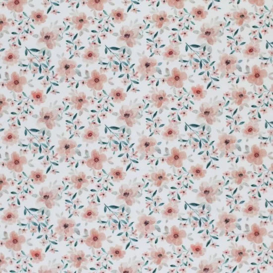 Cotton Poplin - Quince Spring Bloom