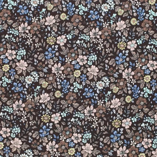 Vintage Floral Brown | Knit