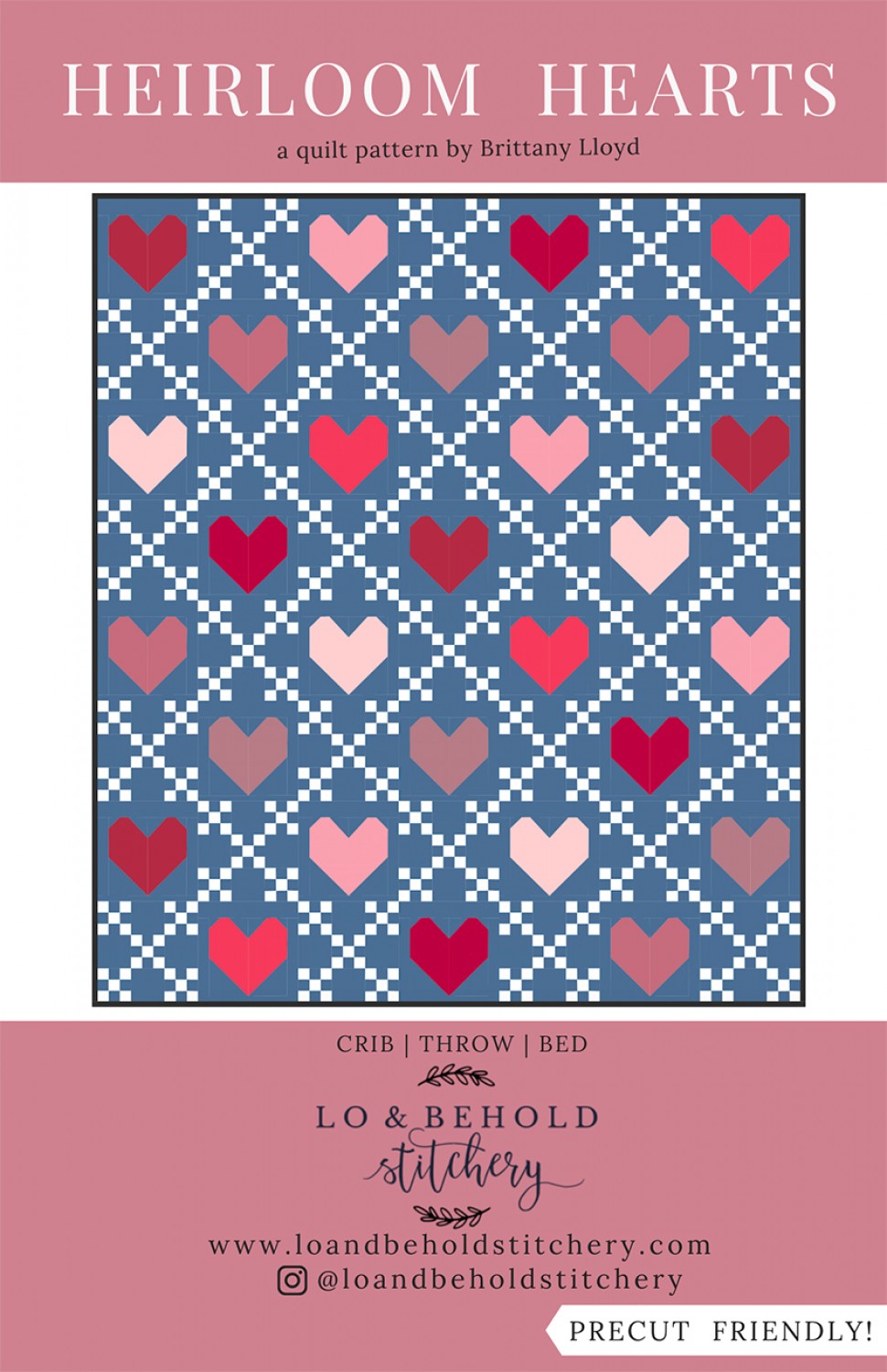 Heirloom Hearts Quilt Pattern