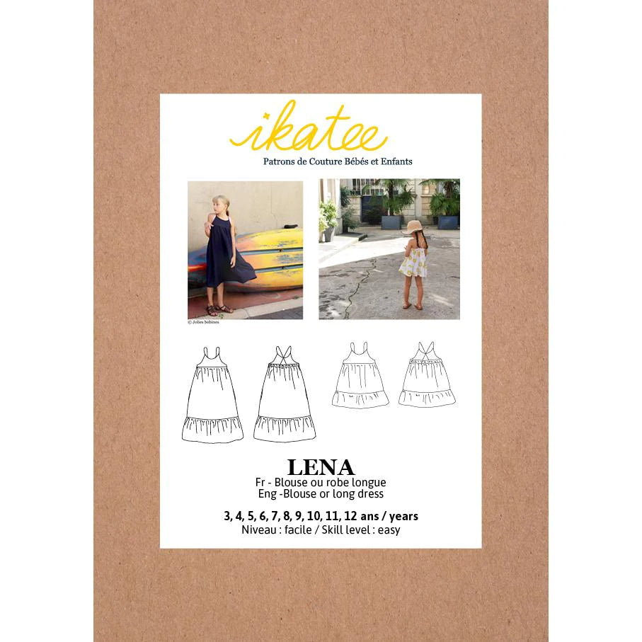 Lena Blouse and Dress Pattern | 3-12 Years