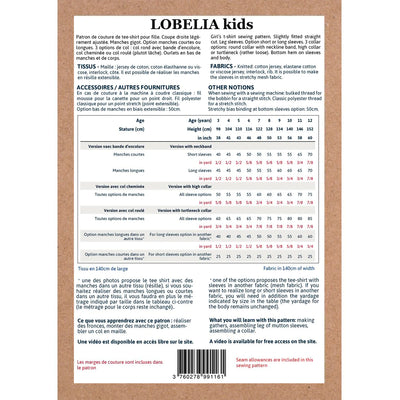 Lobelia T-Shirt Pattern | 3-12 Years