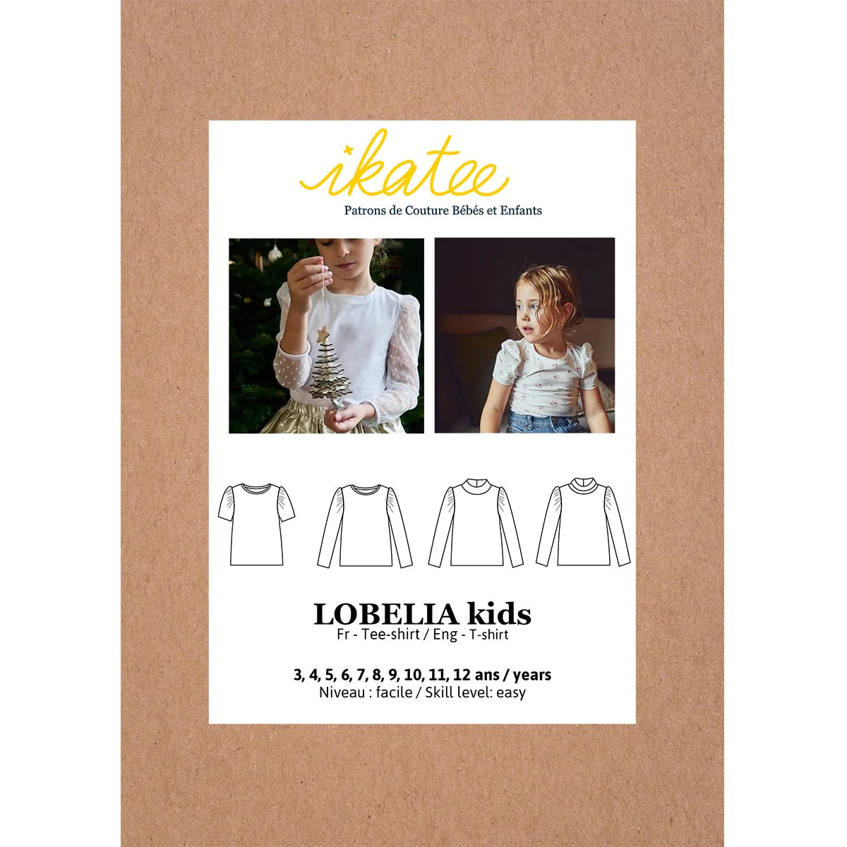 Lobelia T-Shirt Pattern | 3-12 Years