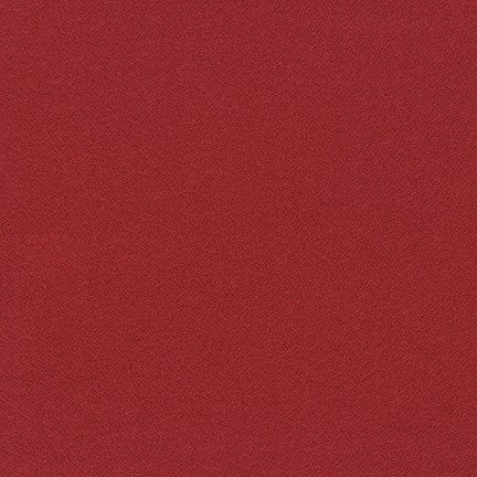 Organic Mammoth Flannel | Solid - Crimson