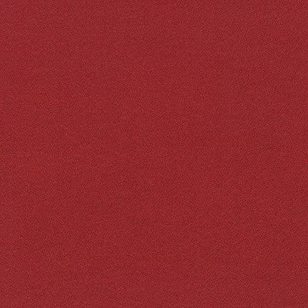 Organic Mammoth Flannel | Solid - Crimson