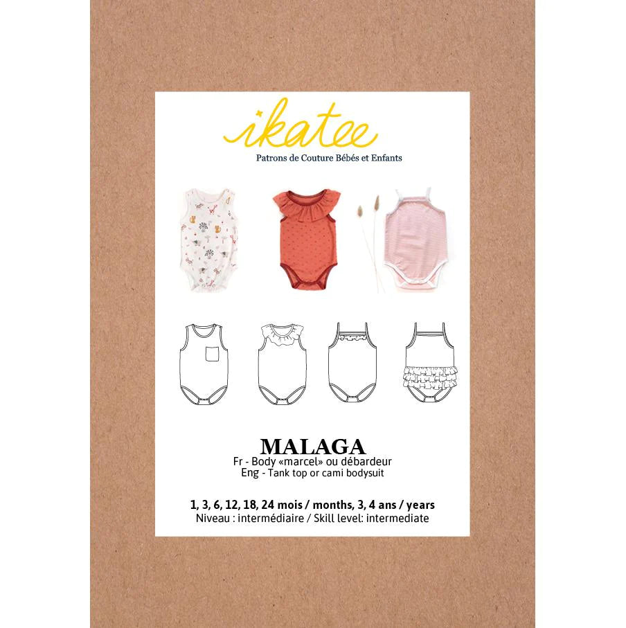 Magala Bodysuit Pattern | 1 Month - 4 Years