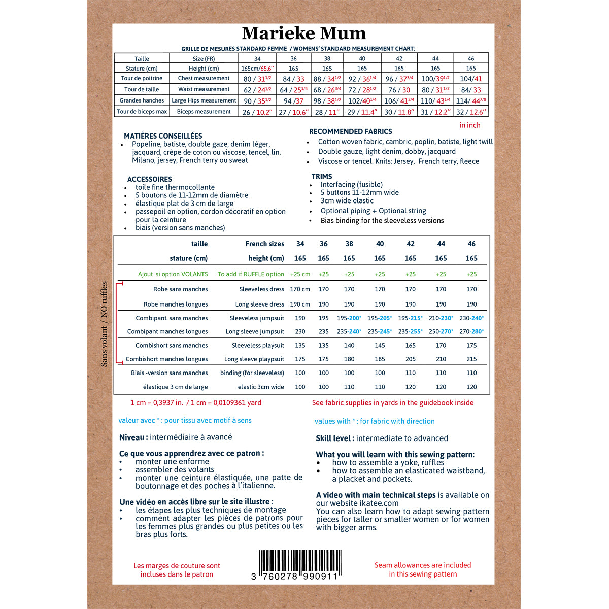 Marieke Jumpsuit and Dress Pattern