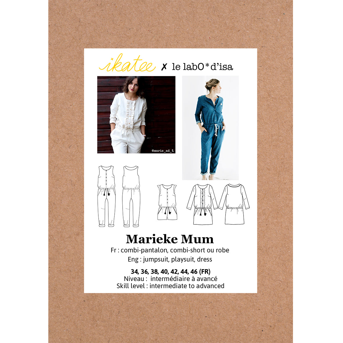 Marieke Jumpsuit and Dress Pattern