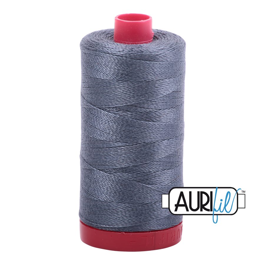 Aurifil 12wt - Medium Grey