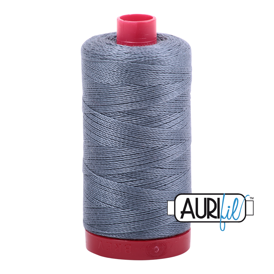 Aurifil 12wt - Dark Grey