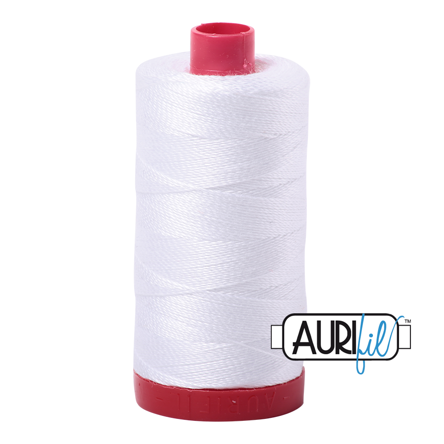 Aurifil 12wt - White