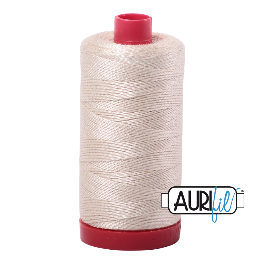 Aurifil 12wt - Muslin