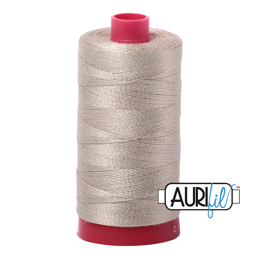 Aurifil 12wt - Stone