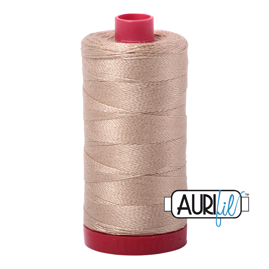 Aurifil 12wt - Sand