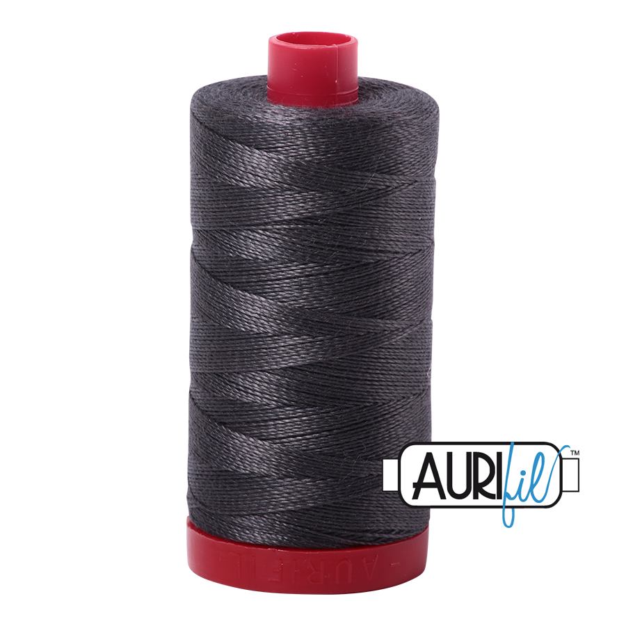 Aurifil 12wt - Dark Pewter